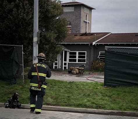 Arson suspected in Santa Cruz ‘Circles’ church fire